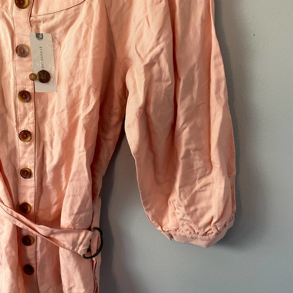 NWT Anthropologie Maeve Alanis Belted Button Top Shirt Blouse Women's Size 4 - Picture 8 of 16